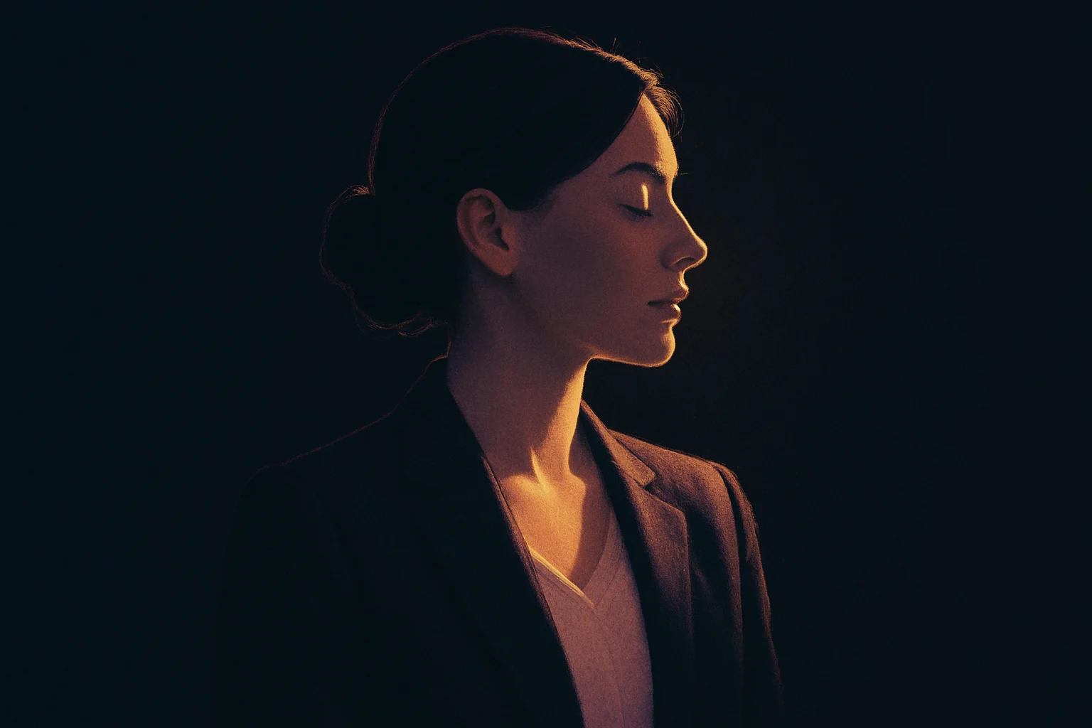 Фото на резюме через нейросеть — пример делового портрета